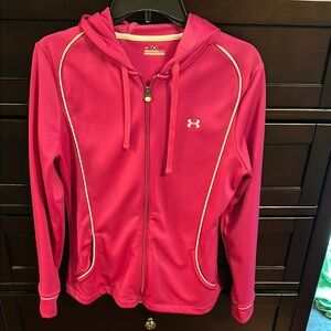 Under Armour Pink Zip-Up Hoodie